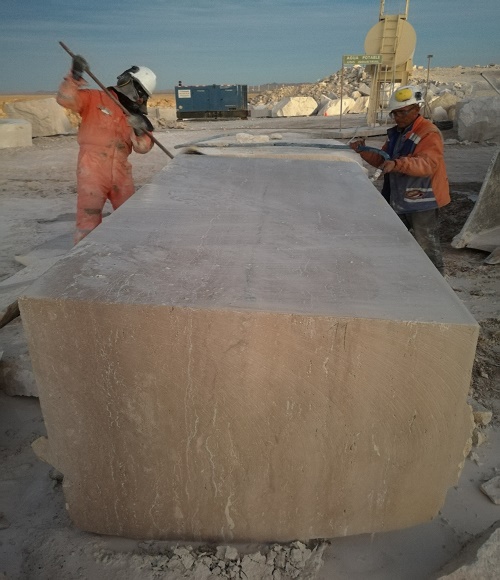 Bloque Travertino